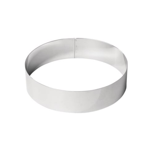 De Buyer Edelstahl Mousse Ring 24 x 6cm