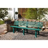 thumbnail of Blome Gartenbank Juist 4-Sitzer, 2 Standfüßen & Lehne, Grün, von PROREGAL