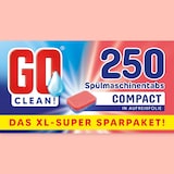thumbnail of 4,5 kg ca. 250 Stück GO clean! Compact 18g Spülmaschinentabs in Aufreißfolie