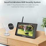 thumbnail of SecuFirst CWL401W Met 7 inch monitor en 1x Draadloze Beveiligingscamera - Wit