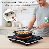 thumbnail of Piastra a Induzione Portatile 2000 W Con Pannello Touch Piano Cottura Elettrico In Vetroceramica Con Timer 10 Livelli Di Potenza Display LED Nero
