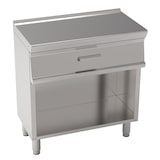 thumbnail of EURAST - Mesa de apoio com 1 gaveta sobre apoio aberto - 800x450x900 mm - 30021617