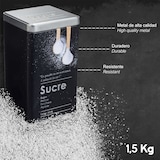 thumbnail of WellHome - 2x schwarze Vorratsdosen für Salz und Zucker