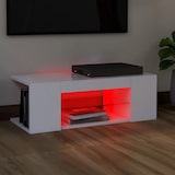 thumbnail of vidaXL TV-Schrank mit LED-Leuchten Weiß 90x39x30 cm