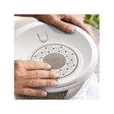 thumbnail of Stefanplast Tosca, centrifuga insalata 2 in 1, cm 26x18 grigio-bianco