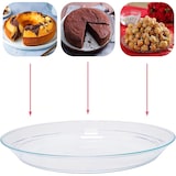 thumbnail of 5 Vassoi Bavarese in Plastica Trasparente - Per Dolci, Dessert, Torta - Riutilizzabili e Facili da Pulire, Infrangibile, Antigraffio (30 cm)