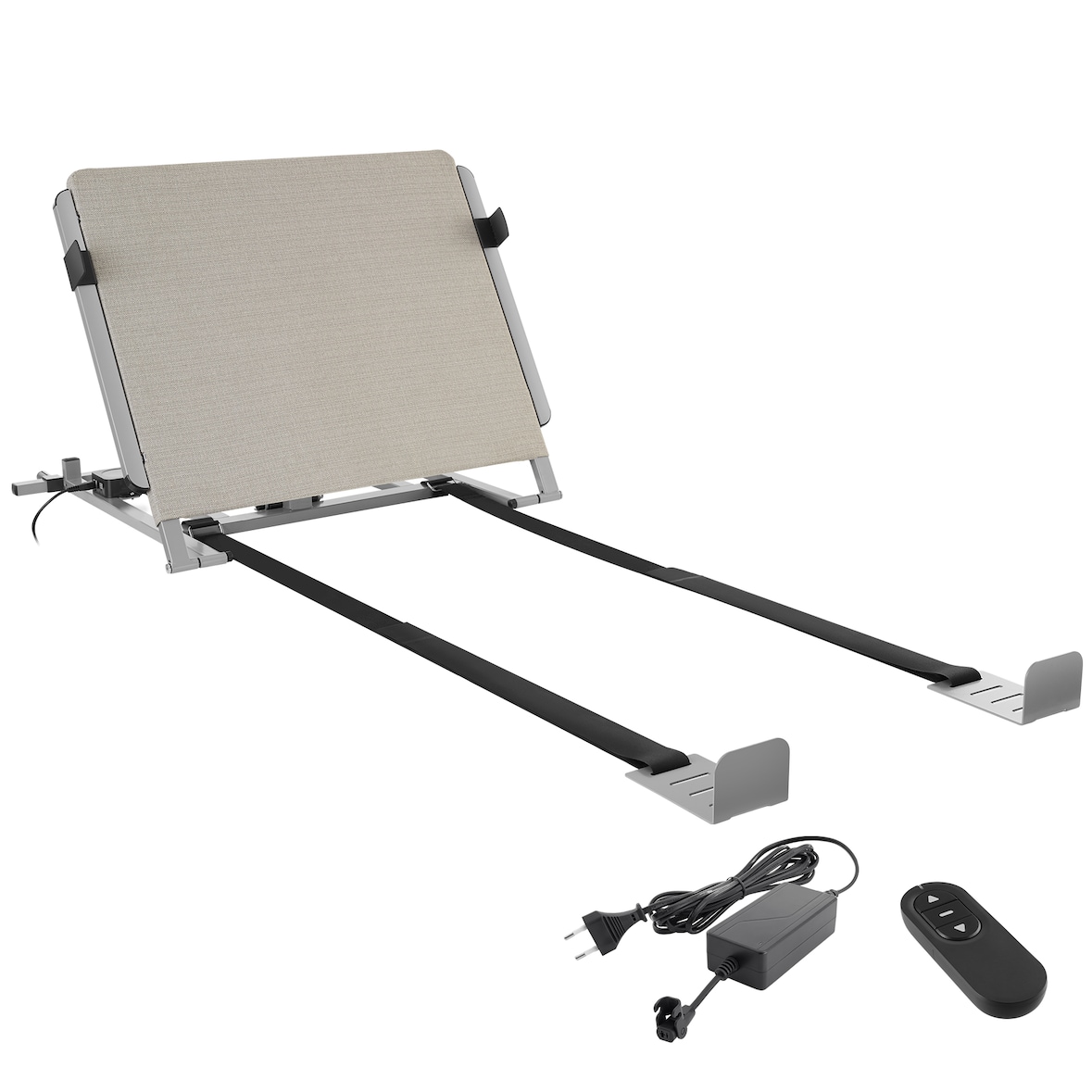 tectake Dossier électrique Cosy Glide 110x243x62cm - gris - 405115