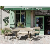 thumbnail of Lot de 2 tables d’extérieur rondes pliantes de 60 cm Sky Table Taupe