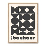 thumbnail of Lámina con marco negro BAUHAUS BLACK FORMS I 21x30 cm Product size: 21x30 cm;  BAU 021  impreso en papel de primera calidad de 180gr.
