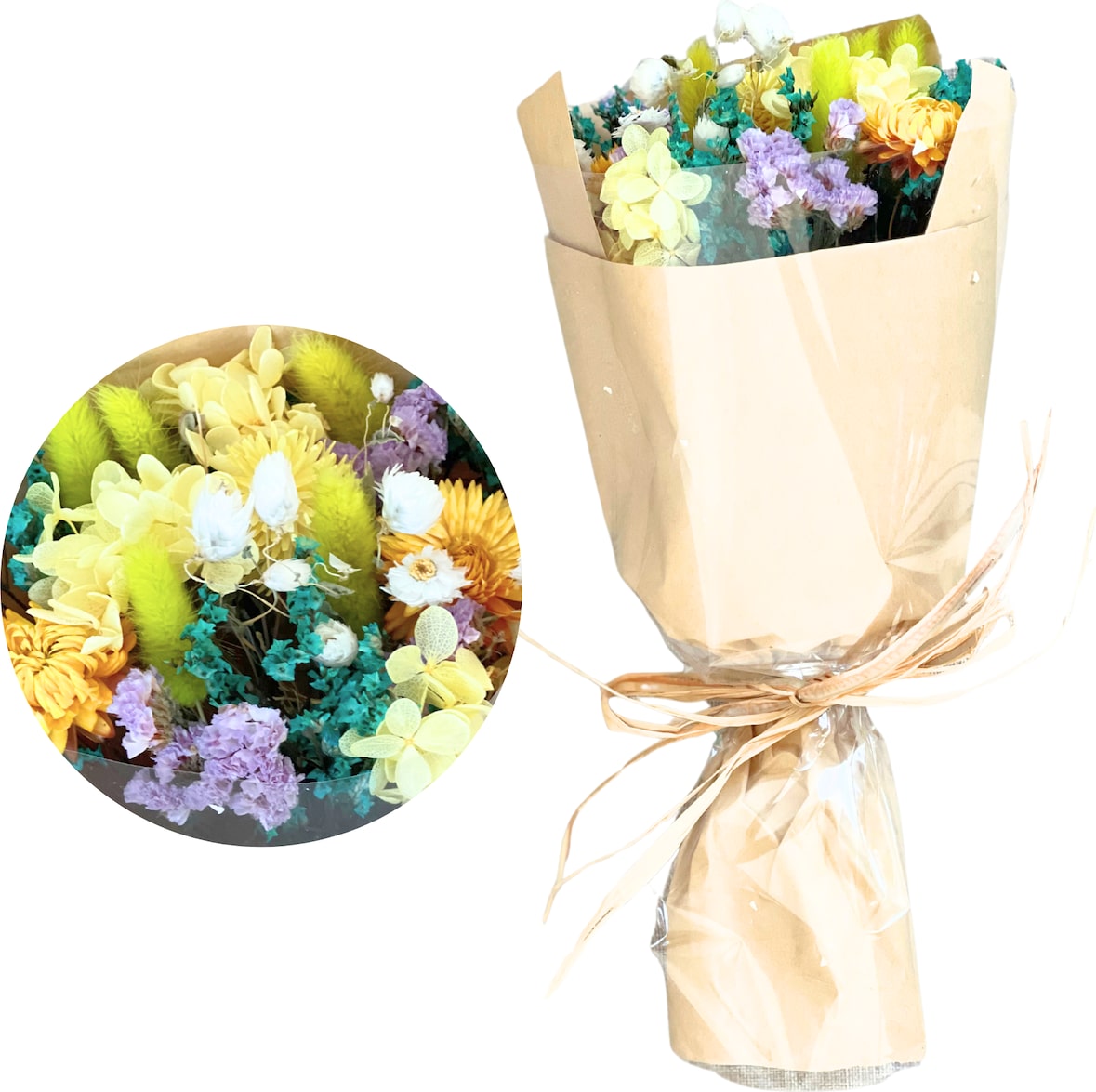 LAYBA Trockenblumenstrauß Bunt