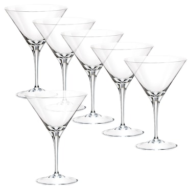 BERGNER - Set 6 Copas Coctel 35 Cl Cristal Colección Barware