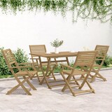 thumbnail of vidaXL 5-tlg. Garten-Essgruppe Massivholz Akazie