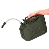 thumbnail of BW® Ausgießer flexibel für Kraftstoffkanister Metall Benzinkanister 5 / 10 / 20 Liter - Flexrohr 20mm für Benzin - Bronzegrün - RAL 6031-F9