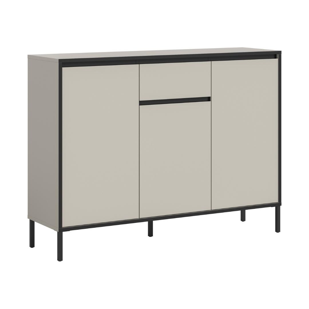 Tron Sideboard 3 Türen, 1 Schublade Kaschmir Dekor.