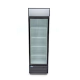 thumbnail of Maxima - 9404020 Refrigerador de bebidas 360L, 1 puerta de vidrio con cerradura, LED, 4 estantes de acero inox ajustables, blanco, 60.5x57.8x198 cm