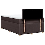 thumbnail of vidaXL Boxspringbett mit Matratze Dunkelbraun 120x190 cm Stoff