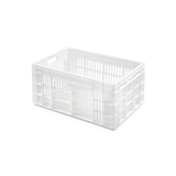 thumbnail of Caja de paredes ranuradas y fondo liso de 600x400x300 mm. Blanco. 60 l.  CONGOST