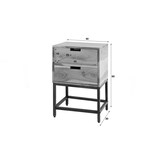 thumbnail of Mesilla de noche KAWOLA Mesilla de noche FATY acacia maciza natural 2 cajones