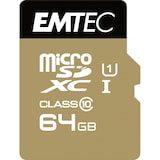 thumbnail of EMTEC microSD Class10 Gold+ 64GB Speicherkarte microSDXC 64GB Class10 Gold+