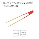 thumbnail of Pince de cuisine aimantée en bois 24 cm Fackelmann Wood Edition