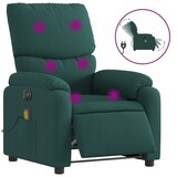 thumbnail of vidaXL Massagesessel Elektrisch Dunkelgrün Stoff