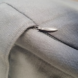 thumbnail of Yogakissen Meditationskissen Sitzkissen Lotus rund 31x16x31 cm Bezug waschbar : grau - coolgray