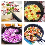 thumbnail of Intirilife 6-teiliges Silikon Spatel Set in Schwarz - Antihaft Silikon Spatel Set Backutensilien zum Kochen Backen Rühren Anrichten Hitzebeständig