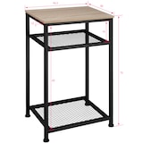 thumbnail of tectake Mesa de apoio York  Madeira Industrial Clara, Carvalho Sonoma