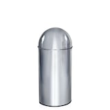 thumbnail of Abfallsammler / Mülleimer PUSH 35L chrom hjh OFFICE