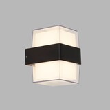 thumbnail of Applique Pittsburgh Alluminio Nero Policarbonato Trasparente Led 6,83W 3000K