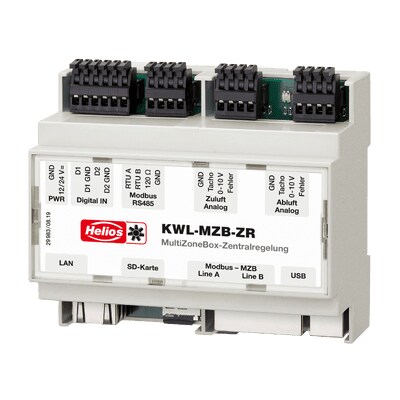 Helios KWL-MZB-ZR - MultiZoneBox Zentralregelung - 04215 - LB16020