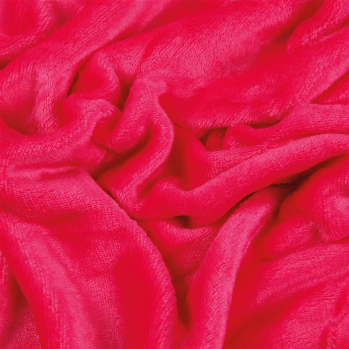 Kuscheldecke Wohndecke "Celina" - hochwertige Flauschige Decke, 60 x 80 cm - Pink