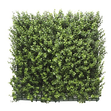 Bonerva | Jardín Vertical Artificial Buxus | Pack 4 Piezas 50x50cm (1m²)| Planta artificial decoración oficina, hotel, restaurante | MAL1202