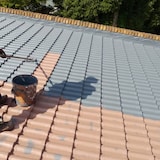 thumbnail of Tinta ecológica de borracha reforçada com fibra (20 kg, Cinza) - Impermeabilização de telhados, fachadas e terraços. Altamente durável e elástica.