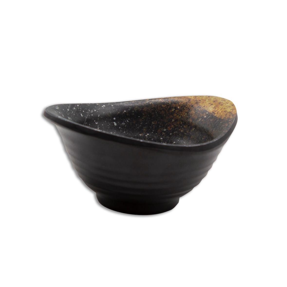 ADRIER - OSD1195-LAV - Pack de 12 Unidades - Colección Terral - Bol oval - 11,5 x 9,5 x 5,5 cm - Lava - Melamina