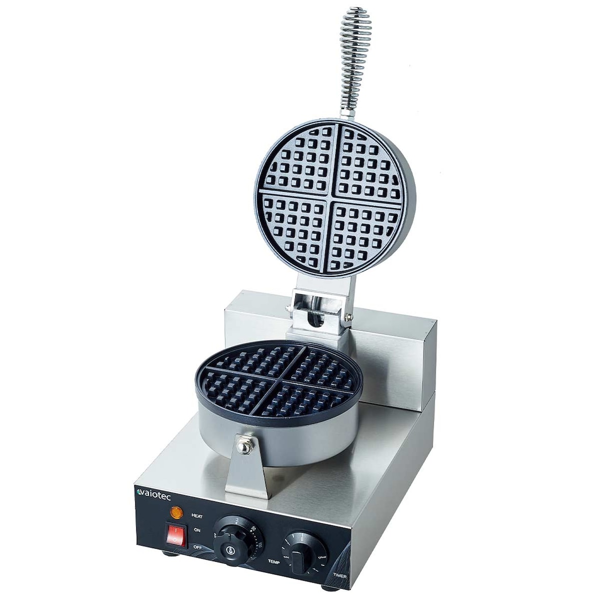 vaiotec elektrisch wafelijzer rond, 250 x 450 mm