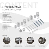 thumbnail of ECD Germany Badheizkörper Iron EM 600×1200 mm Chrom, Designheizkörper Paneelheizkörper Radiator, Handtuchwärmer Handtuchtrockner