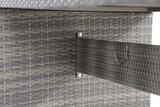 thumbnail of METRO Professional Tavolo da bar Barbados, alluminio/rattan PE/vetro temperato, 75 x 200 x 110 cm, resistente alle intemperie, per 6 persone, grigio