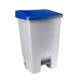 thumbnail of DENOX Selectieve afvalbak met pedaal 80 liter. Blauwe kleur.