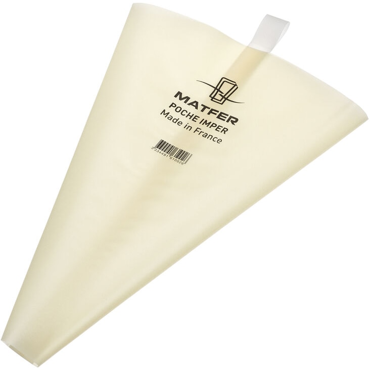 Lot 3 poches pâtissières "Imper" réutilisables et extra-souples en nylon L50 cm - Matfer