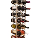 thumbnail of Biscottini Portabottiglie da vino - Portabottiglie in ferro battuto  - Cantinetta per vino 16 bottiglie - Espositore vino - Porta bottiglie 105x25 cm