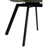 thumbnail of CHEFGASTRO Esszimmerstuhl FORTALEZA Cord HxBxT 81x60x59cm Cord Grün Küchenstuhl