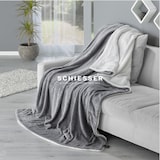thumbnail of Schiesser Sherpa-Decke Elsa - 150 x 200 cm - Dunkelgrau