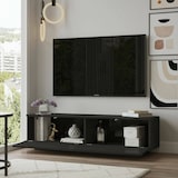 thumbnail of Dmora Mobile porta TV Dpoloni, Credenza da soggiorno, Armadio basso per TV, Base parete attrezzata, 140x36h38 cm, Nero