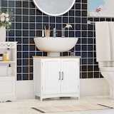 thumbnail of kleankin Mueble para Debajo del Lavabo Armario de Suelo para Baño de Madera con 2 Puertas y Estante Interior Ajustable Estilo Moderno 60x30x60 cm