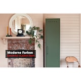 thumbnail of Bisley Fern Locker Garderobenschrank aus Metall | Spind mit Kleiderstange & Hutfachboden im Retro-Instustrial Design in blau