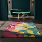 thumbnail of Farbenfroher Designer-Teppich in Wolle, `Derwent Brooke`. 200x290 cm | Kadima Design