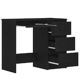 thumbnail of vidaXL Bureau 90x45x76 cm spaanplaat zwart eikenkleurig