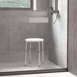 thumbnail of Taburete de ducha silla ducha personas mayores silla para ducha de aluminio con altura regulable antideslizante carga 136 kg