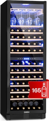 thumbnail of Klarstein Vinovilla Grande 165 Built-in Duo Onyx Weinkühlschrank 425 Ltr 165 Fl. Schwarz